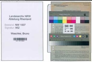 Entnazifizierung Bruno Waschke , geb. 29.08.1900 (Elektriker)