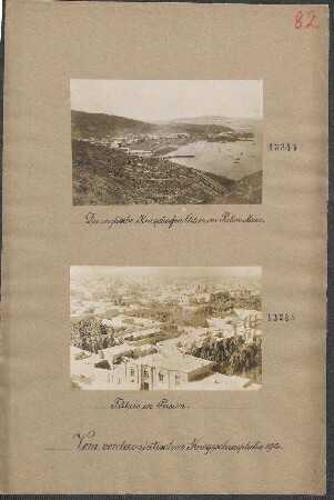 Der englische Kriegshafen Aden im Roten Meer