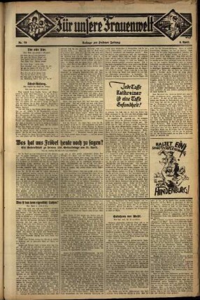 Zweite Ausgabe vom Mittwoch, den 06. April 1932.