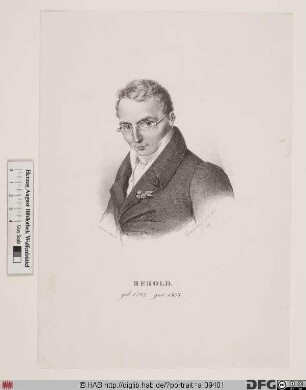 Bildnis Louis-Joseph-Ferdinand Hérold