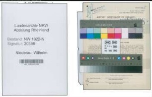 Entnazifizierung Wilhelm Niederau , geb. 19.05.1896 (Buchhalter)