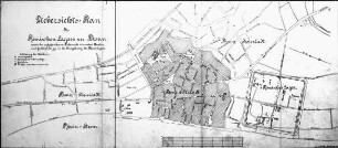 Bonn, Stadtplan von Bonn, mit röm. Lager