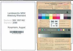 Entnazifizierung August Koopmann , geb. 14.06.1904 (Verw.Beamter)
