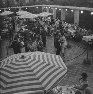 Dresden-Weißer Hirsch. Gaststätte Luisenhof, Tanzterrasse