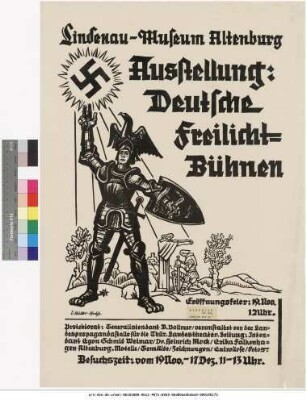 Originaltitel: Lindenau-Museum Altenburg Ausstellung: Deutsche Freilichtbühnen 19. November - 17. Dezember