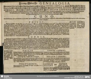 Leining-Historische Genealogia