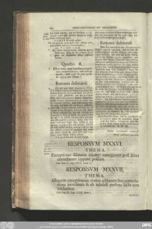 [Tit. I. De exceptionibus, praescriptionibus & praeiudiciis.]