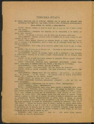Tercera etapa