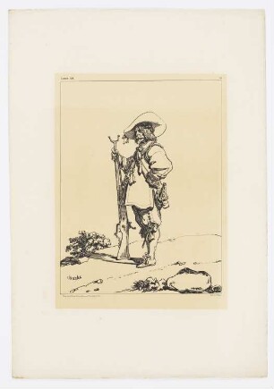 Louis XIII, Blatt 24 der Folge "Federzeichnungen"