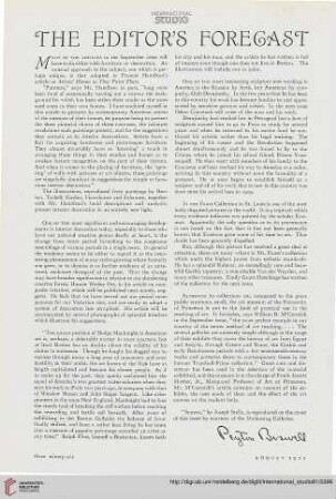 The editor's forecast