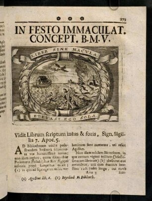 373-382, In Festo Immaculat. Concept. B. M. V.