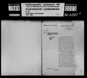Zwangsinnung für das Schmiedehandwerk des Oberamtsbezirks Schorndorf
