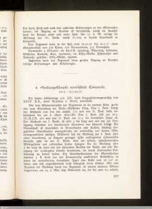 4. Stellungskämpfe nordöstlich Cimpurile