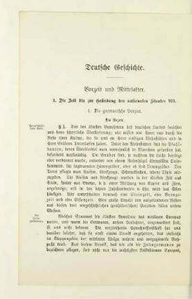 I. Die Zeit bis zur Gründung des nationalen Staates 919