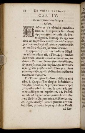 Cap. IV. De Interpretatione Scripturarum