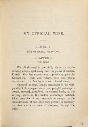 My official wife : a novel