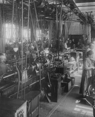 Schraubendreherei : Technikgeschichte | Technologie | Maschinenbau und Eisengiesserei | Elektrotechnische Industrie