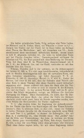 Commentar über das Buch "Esther" mit seinen "Zusätzen" und über "Susanna"