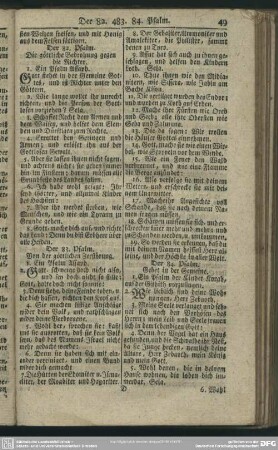 Der 83. Psalm