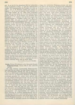 183-185 [Rezension] Gruehn, Werner, Religionspsychologie