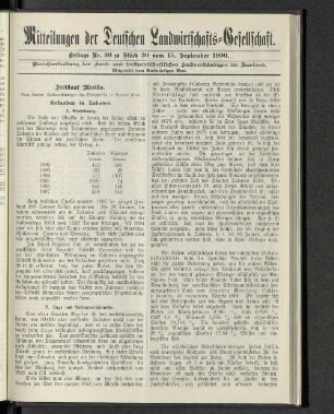 Beilage Nr. 30 zu Stück 30 vom 15. September 1900.