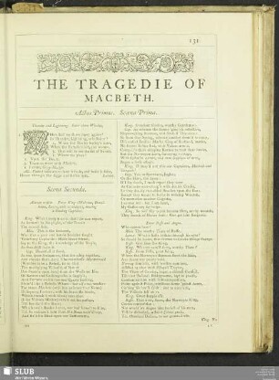 The Tragedie Of Macbeth