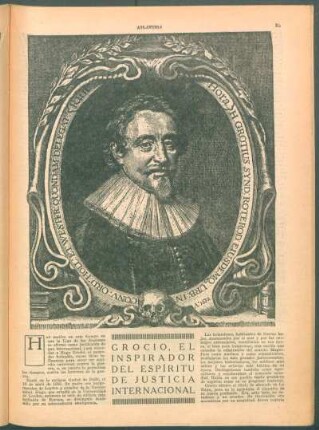 Grocio, el inspirador del espíritu de justicia internacional