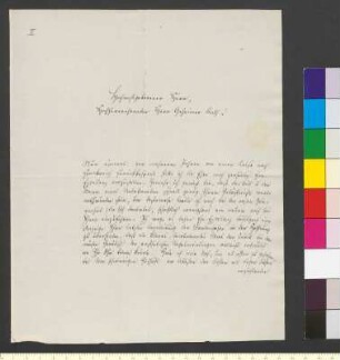 Brief von Hotho, Heinrich Gustav an Goethe, Johann Wolfgang von