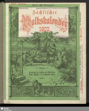 25.1902: Sächsischer Volkskalender