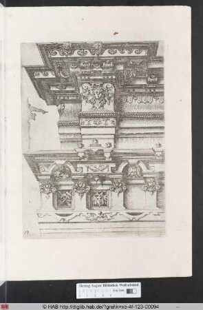 [Zwei Gebälke mit Profilzeichnung. Band III.]