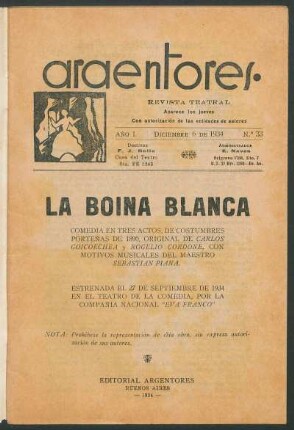 La boina blanca