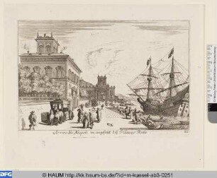 Arriva zu Neapoli in angesicht desz Pallazzo Reale