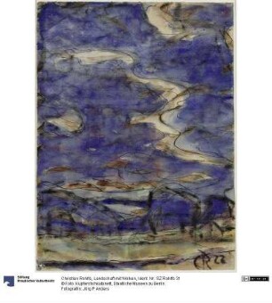 Landschaft mit Wolken