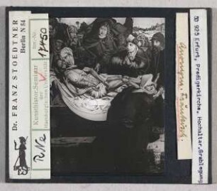 Erfurt, Predigerkirche: Hochaltar, Grablegung Christi (Stoedtner-Nr. 50925)