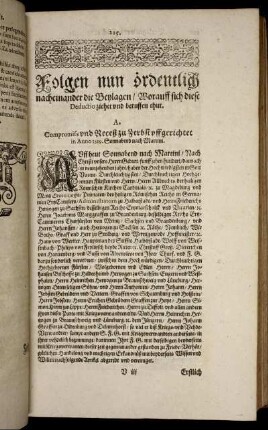 A. Compromiss und Receß zu Zerbst uffgerichtet in Anno 1519. Sonnabend nach Martini.