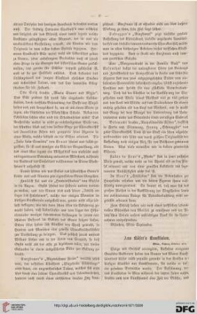 Aus Käfer's Kunstsalon