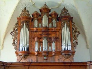 Quedlinburg - Orgel in der Blasiikirche : Barocke Orgel in der Blasiikirche. Aufgenommen in Quedlinburg am 9. September 2012