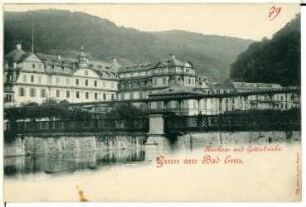 Bad Ems. Kurhaus und Gitterbrücke