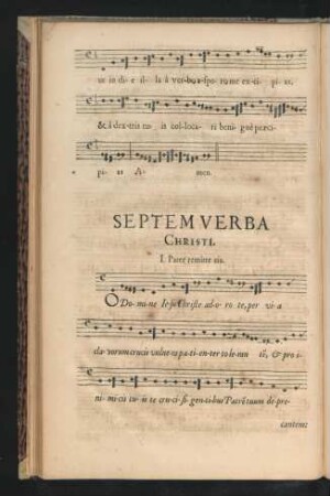 Septem Verba Christi.