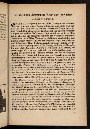 75-93, 7. Zur Geschichte Loveningens