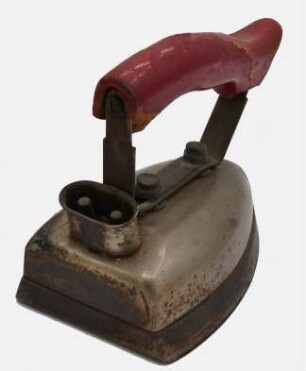 Elektrobügeleisen roter Griff