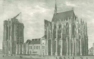 Äußere Ansicht des Domes zu Köln