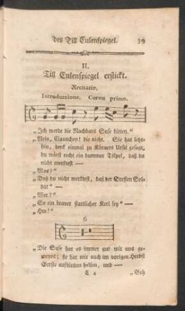 II. Till Eulenspiegel erstickt.