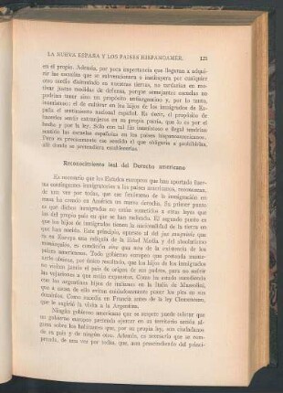 Reconocimiento leal del derecho americano