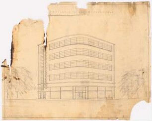 Projekt Geschäftshaus Bismarckstraße/Leibnizstraße, Berlin-Charlottenburg: Perspektivische Ansicht