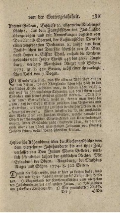 Historische Abhandlung über die Kirchengeschichte von dem vierzehnten Jahrhundert bis auf itzige Zeit.