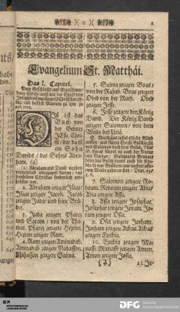 Evangelium St. Matthäi.