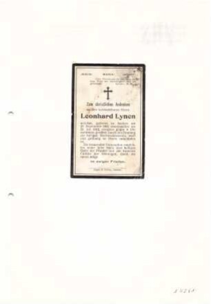 Lynen, Leonhard