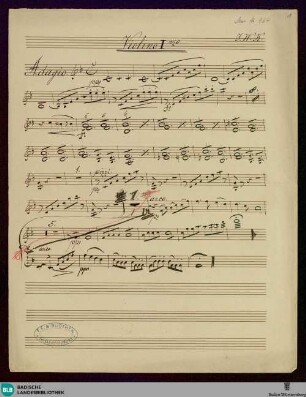 Adagio - Don Mus.Ms. 964 : vl (2), vla, vlc; F; StrK WoO 3.07