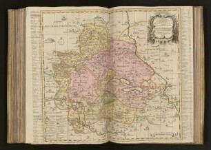 Accurate Geographische Delineation der Graffschafft Mannsfelt Sowohl Chur Sächsisch: als Brandenb. Hoheit : benebst denen Aemtern Sangerhausen, Querfurth, Sittichenbach, Allstædt und andern angrentzenden Gegenden